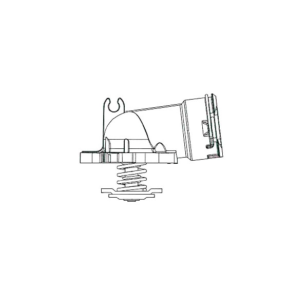 Термостат для автомобилей Mercedes-Benz GL (X164) (06-)/M (W164) (05-)/Sprinter (06-) [OM642] (87°С) (с алюминиевым корпусом)