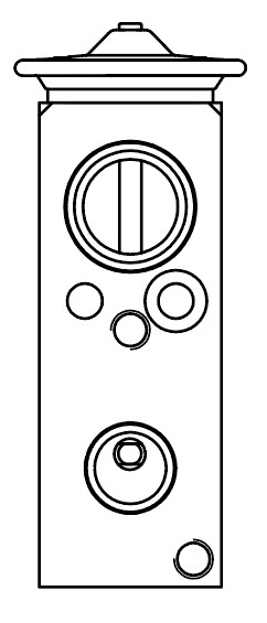 Клапан расширительный кондиционера (ТРВ) для автомобилей Mondeo IV (07-)