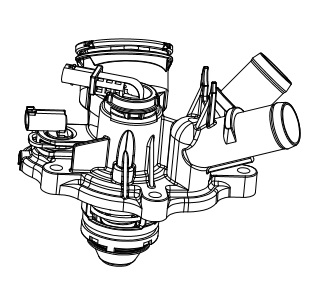 Термостат для автомобилей Mercedes-Benz C (W204) (07-)/E (W212) (09-) CGI [M271] (с корпусом)