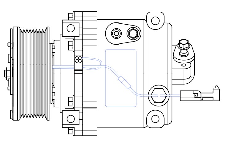 Компрессор кондиционера для автомобилей 4x4 Urban (14-)