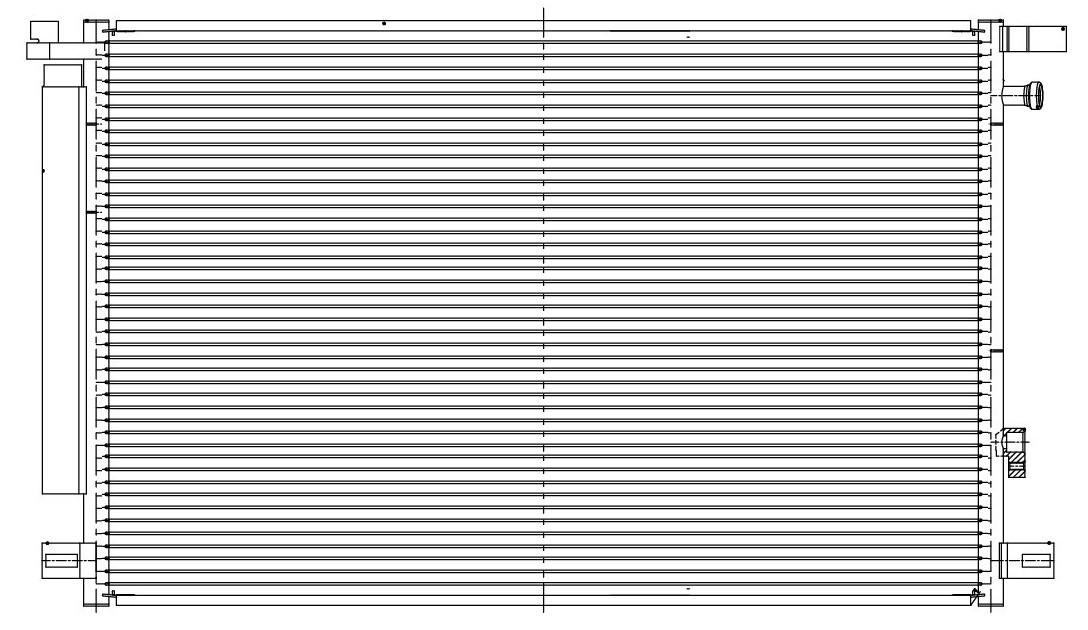 Радиатор кондиционера для автомобилей Camry (18-)/RAV4 (18-)