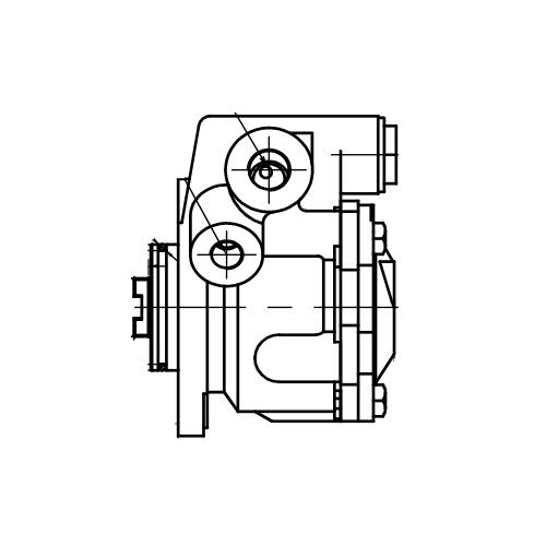 Насос ГУР для автомобилей КАМАЗ/ПАЗ/ГАЗ "Cummins" ISBe/ISF3.8
