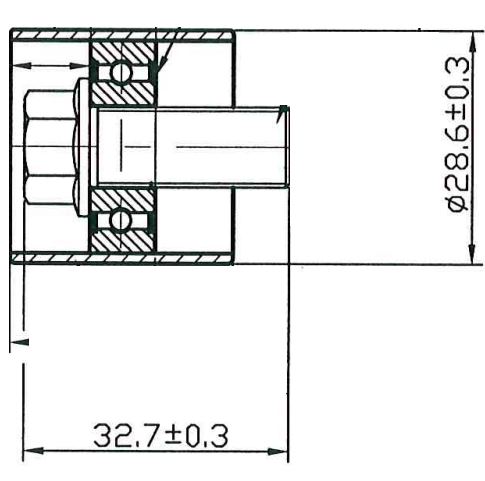 Ролик ГРМ для автомобилей VW Passat B5 (96-) 1.8T/2.0i (опорный)