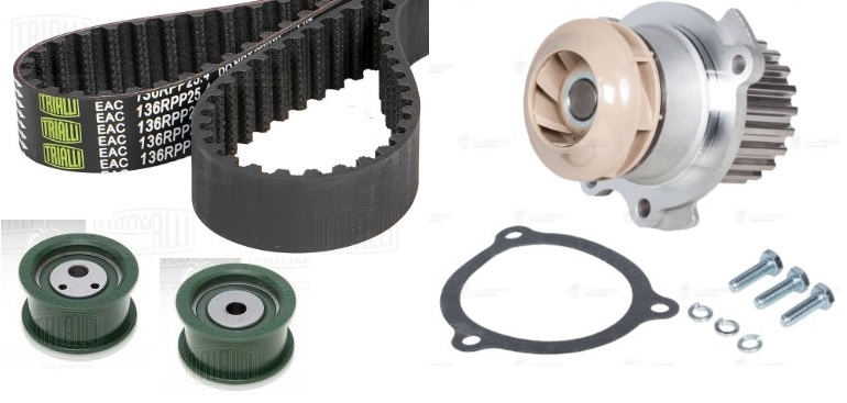 Ремкомплект ГРМ с водяным насосом для автомобиля ВАЗ 2112