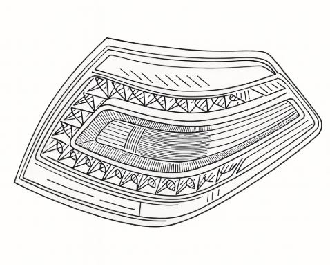 Фонарь задний для автомобилей Nissan Teana J32 (08-) рестайл, правый