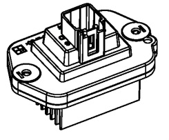 Резистор электровентилятора отопителя для автомобилей Mazda 6 (GG) (02-)/CX-7 (07-)