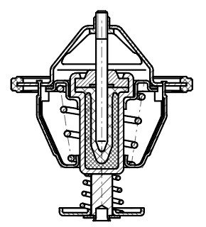 Термостат для автомобилей Lancer IX (00-)/Carisma (95-) (88°С) (термоэлемент)