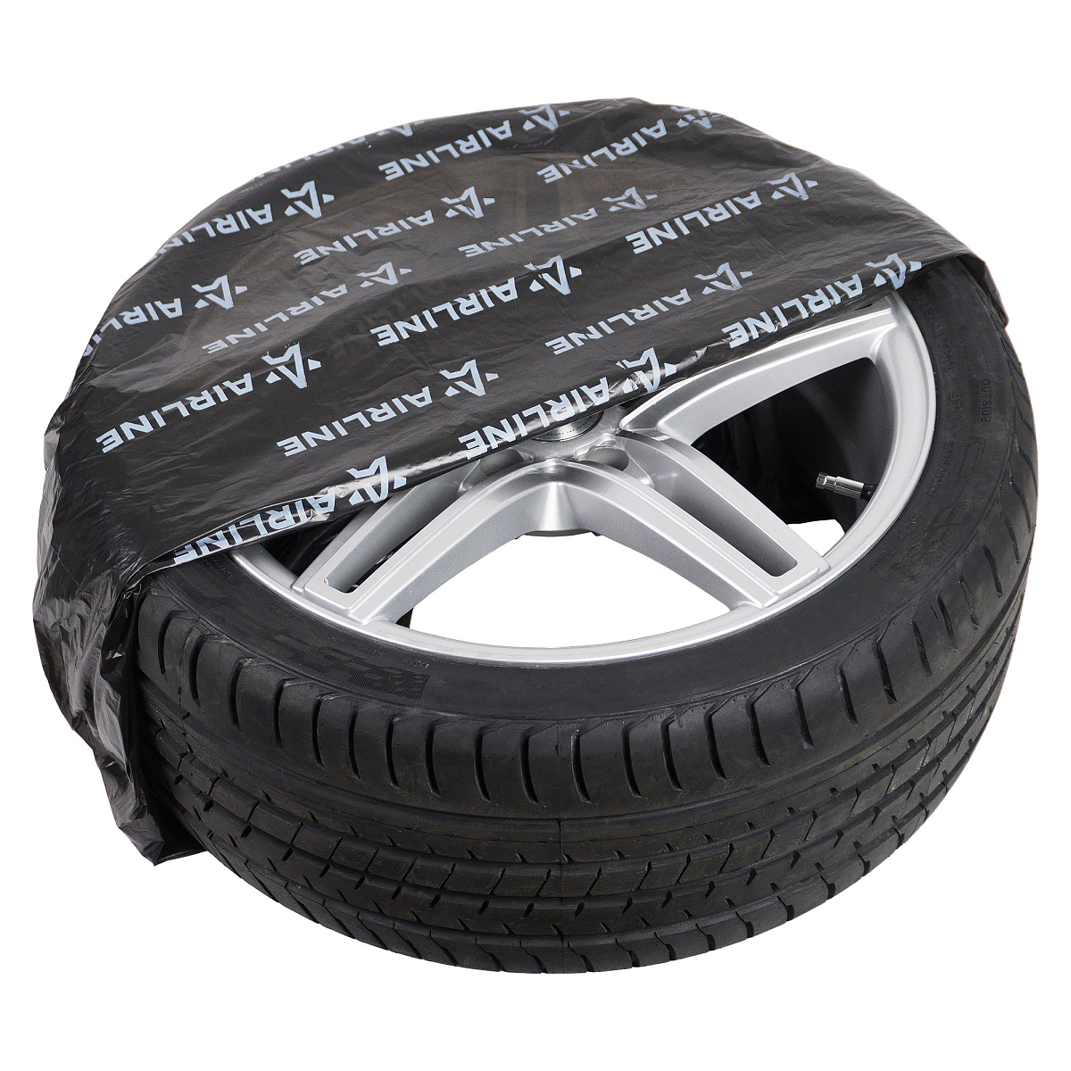 Пакеты для колес R12-22 PRO, 20 шт в рулоне, 115x115 см, ПНД повыш.прочн. 25 мкм, черн.