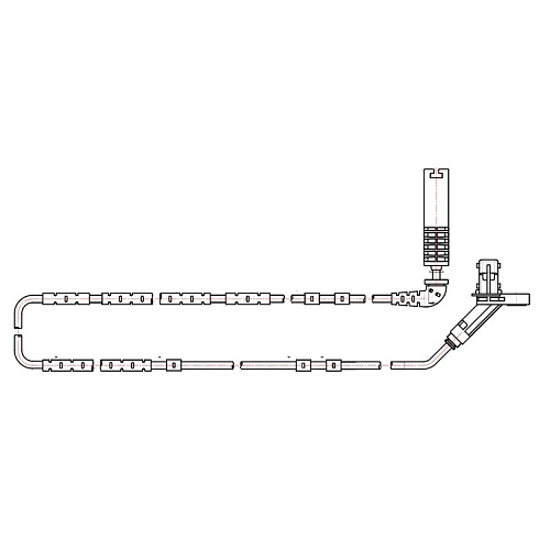 Датчик ABS для автомобилей BMW 3 E46 (97-) заднего левого/правого колеса