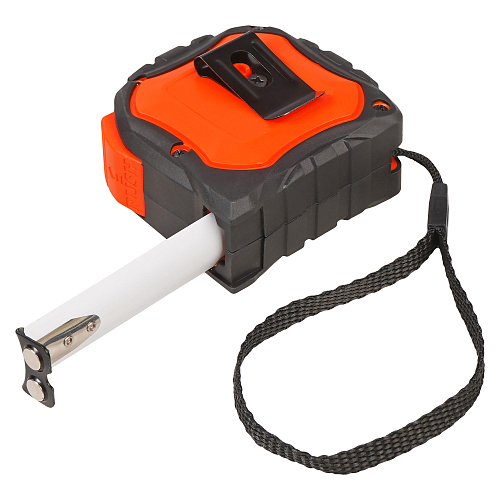 Рулетка в прорезиненном корпусе 5мх19мм, автостоп, магнитный зацеп