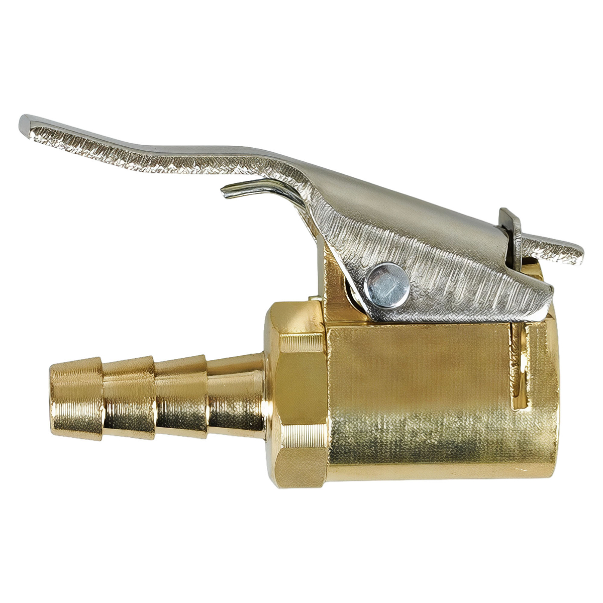 Наконечник подкачки AC-01 Cu, штуцер елочка, D6*15 мм, латунь