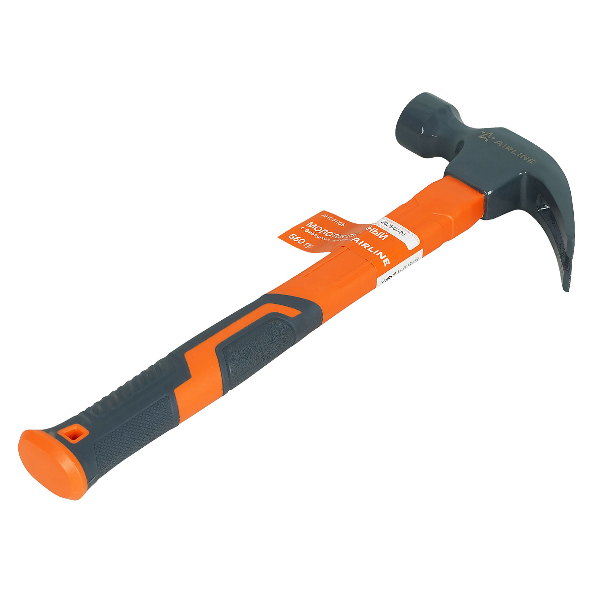 Молоток столярный с фибергласовой рукояткой 560гр