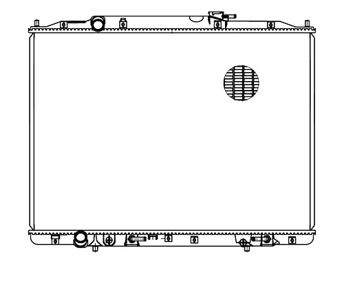 Радиатор охлаждения для автомобилей Pilot II (08-) 3.5i AT