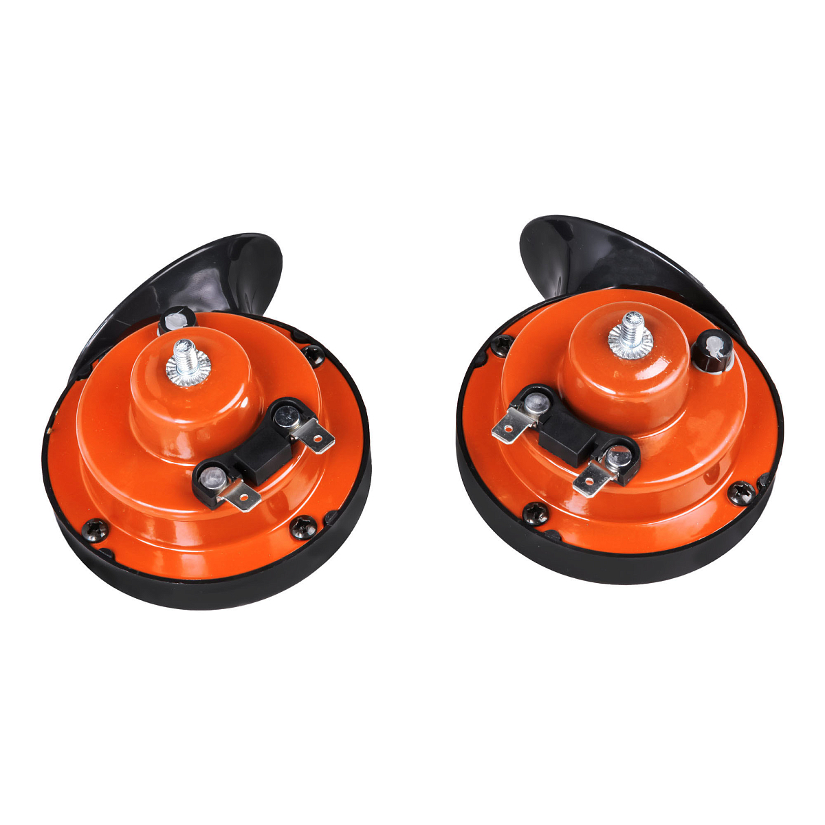 Сигнал звуковой рупорный 90мм 410/510Гц 118дБ 12В LOW/HIGH, кмпл. 2 шт.