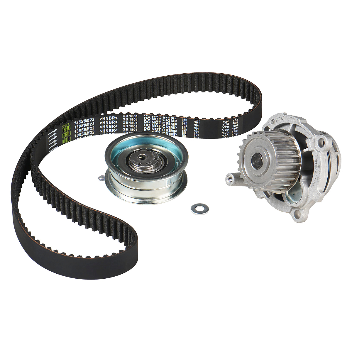 Ремкомплект ГРМ для автомобилей VW Passat B5 (96-)/Golf IV (97-)/Audi A4 (00-)/A6 (97-) 1.6i (помпа/ремень/ролик)