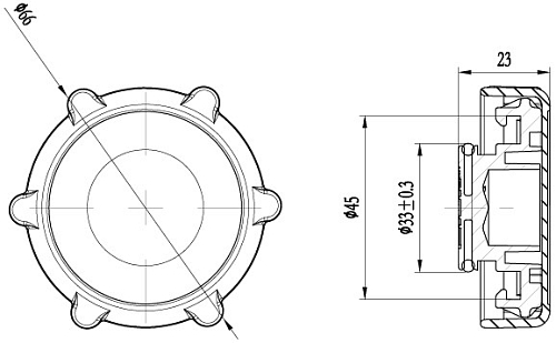 Крышка (пробка) бачка ГУР для а/м Ford Focus (98-)/(05-)/(11-)/Mondeo (00-)/(07-)/Transit (13-)