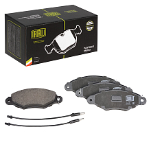 Колодки тормозные дисковые передние для автомобилей Renault Kangoo (97-) / Citroen Xsara (97-) без ABS (в комплекте с 2-мя датчиками)