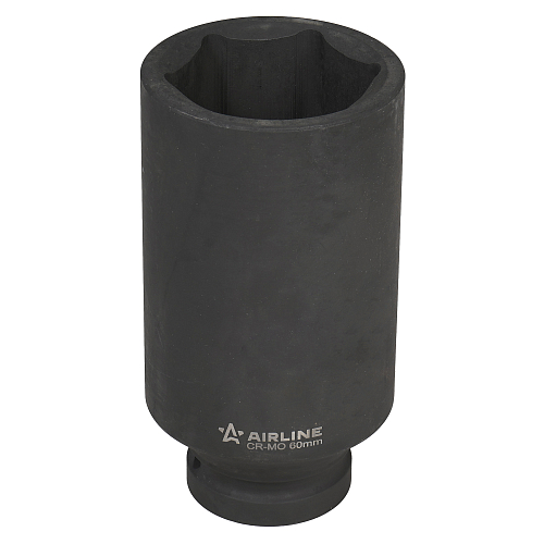 Головка ударная торцевая 1"DR шестигранная 60мм, L=160мм