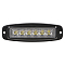 Фара светодиодная прямоугольная врезная, 6LED, ближний свет, 18Вт, 185х60х35мм, 12/24В, PLUS