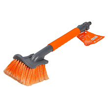Щетка для мытья с насадкой для шланга, с мягкой распушенной щетиной (40 см)