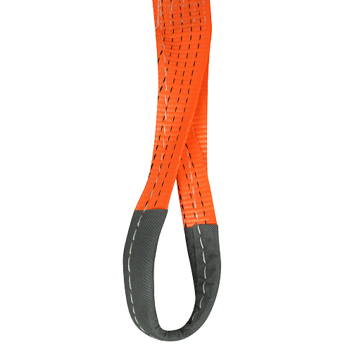 Трос VIP буксировочный усиленный (лента) 7 т, 5 м, 2 металл. шакла, с мешком