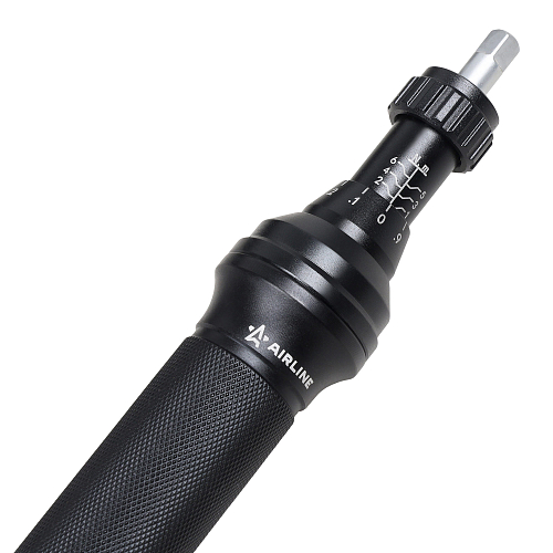 Отвертка динамометрическая 1/4" 1-6Нм, с битами 23 пр. (PH, HEX, TORX), кейс