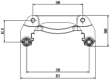 Скоба тормозного суппорта для автомобилей Chery Tiggo 8 Pro Max (22-) передняя