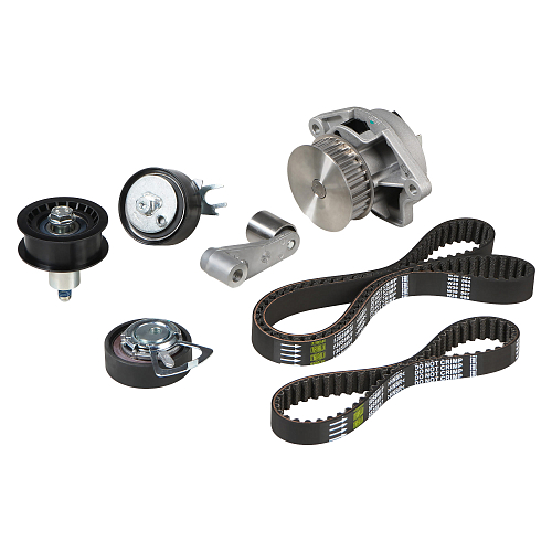 Ремкомплект ГРМ для а/м Skoda Octavia (00-)/VW Polo (10-) 1.4i (помпа/2ремня/4ролика)