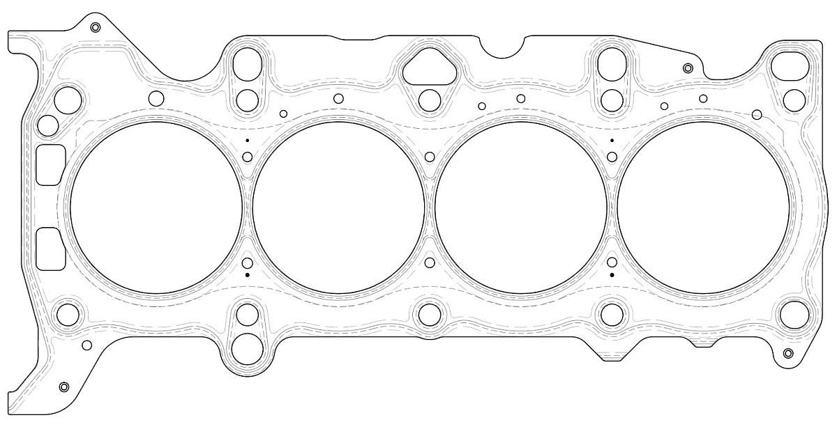 Прокладка ГБЦ для а/м Mazda CX-5 (11-)/6 (GJ/GL) (13-) 2.5i [PY]