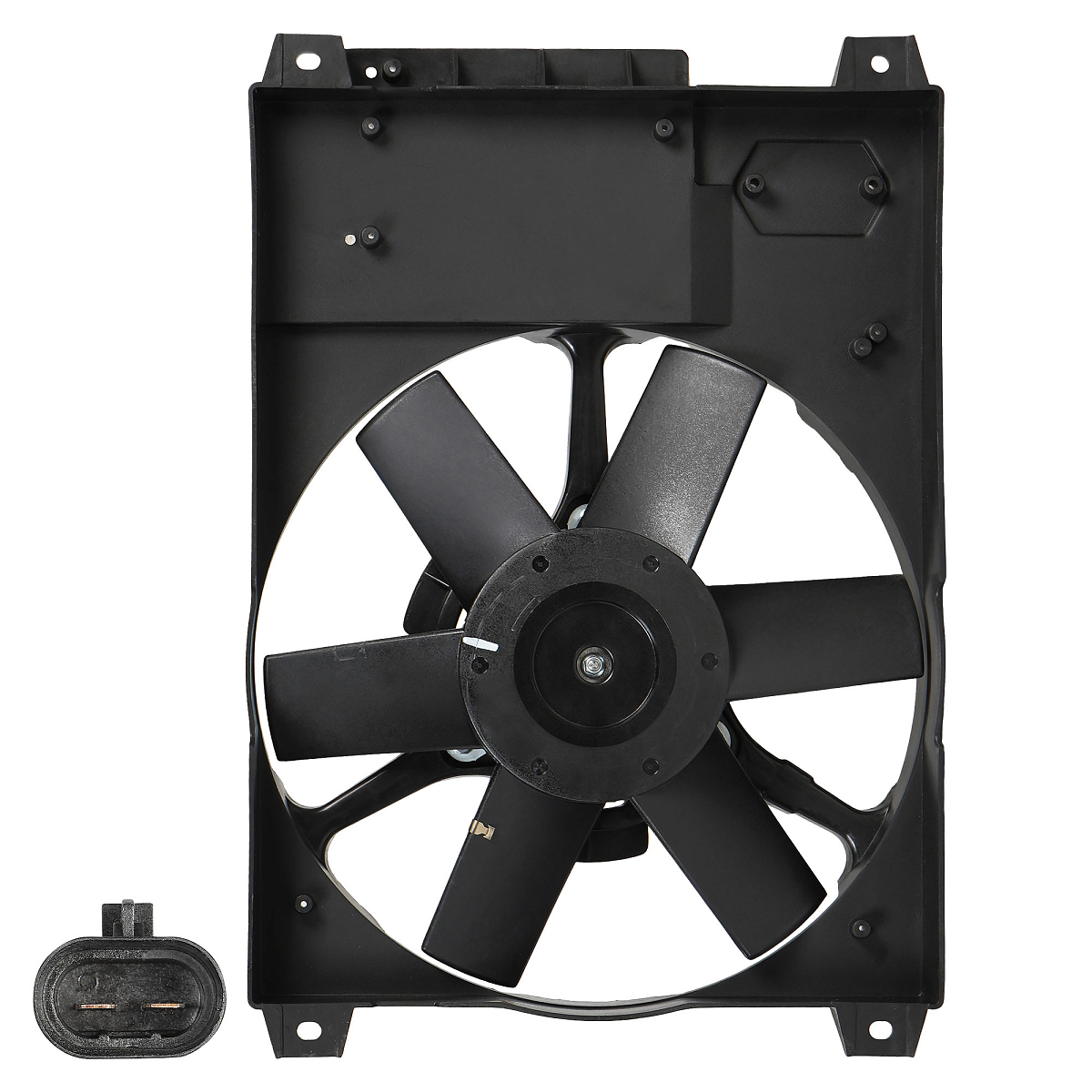 Электровентилятор охлаждения для автомобилей Fiat Ducato (Sollers-RUS) (08-)/Ducato (94-) (c кожухом)