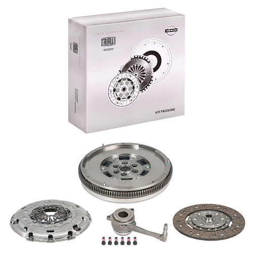 Комплект сцепления для автомобилей VW Passat B6 (05-) 2.0TDi с компенсацией износа в сборе с гидравлической муфтой и двухмассовым маховиком