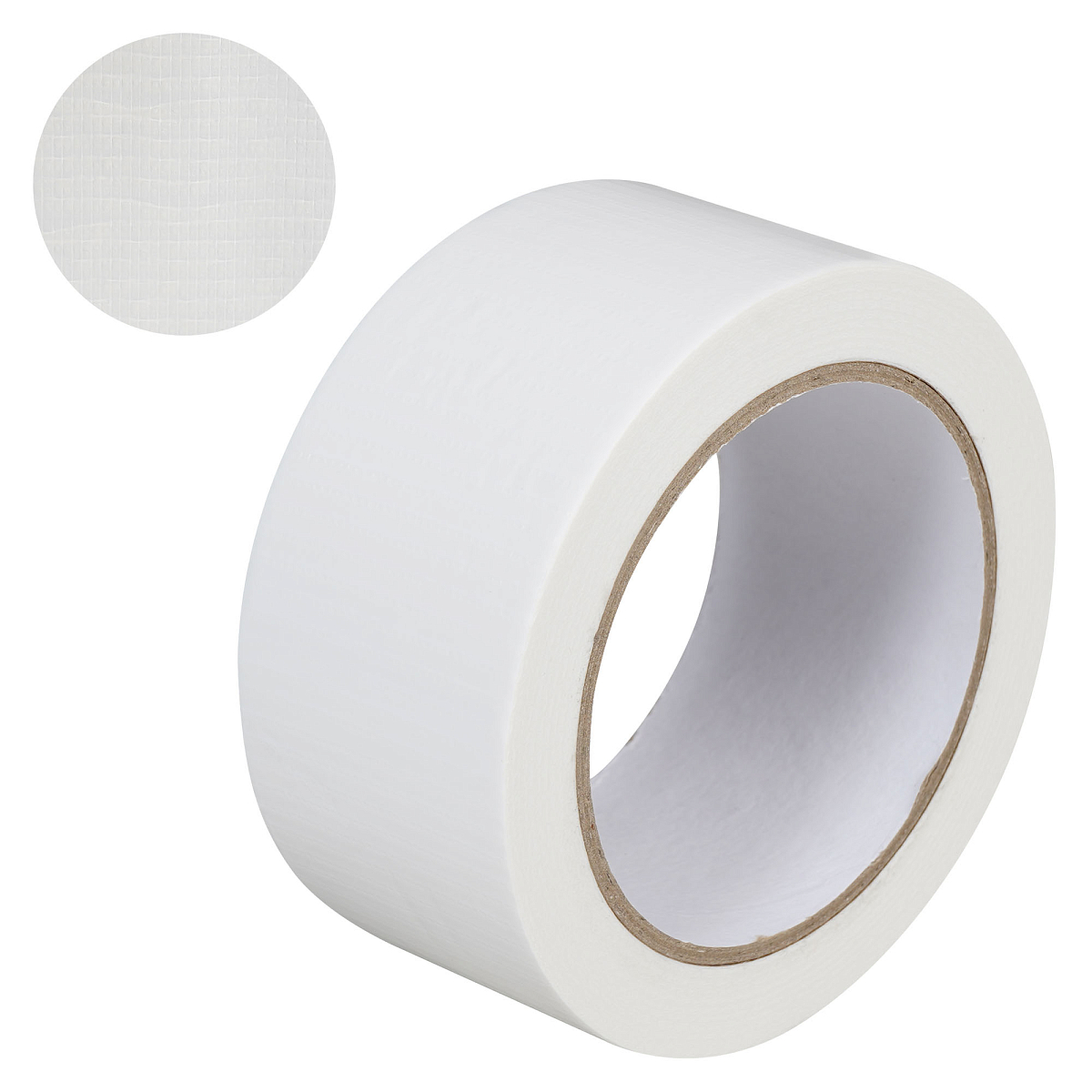 Лента клейкая армированная (скотч), 48мм*25м, белая