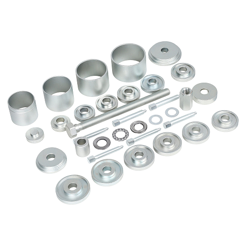 Оправки для монтажа и демонтажа ступичных подшипников, набор 31пр., кейс