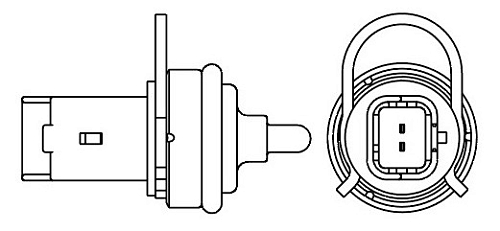 Датчик температуры для автомобилей Peugeot 308 (07-)/207 (06-)/307 (00-)/Partner (08-)/Citroen C4 (08-)/Berlingo (08-)