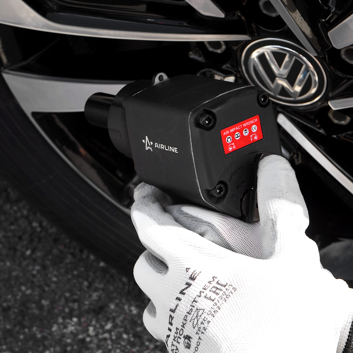 Гайковерт пневматический ударный 1/2"DR 550Нм, компактный МП-серия