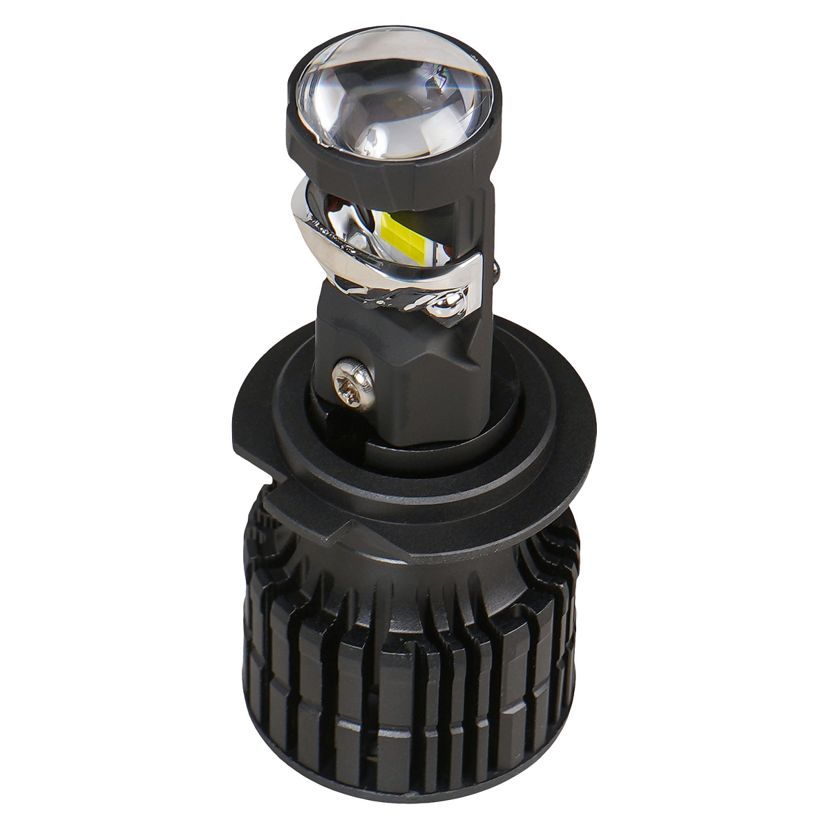 Лампа светодиодная H7 LED LENS, 50Вт, 6800Лм (3400Лм x 2), 6500К (Белый), 12/24В, комплект 2 шт.