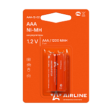 Батарейки AAA HR03 аккумулятор Ni-Mh 1200 mAh 2шт.