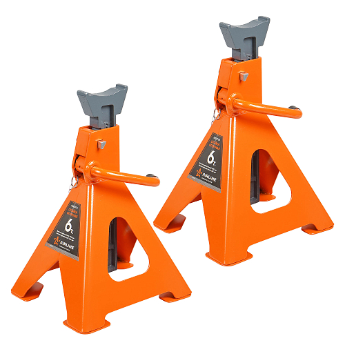 Стойка опорная 6т 400-620мм PRO, зубчатый механизм, доп.фиксатор, 2 шт.