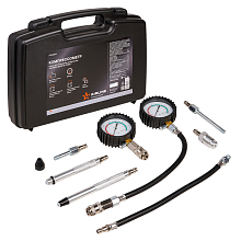 Компрессометр для бензиновых и дизельных двигателей PRO, набор 11пр., пласт кейс