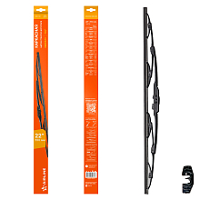 Щетка стеклоочистителя 550 мм (22") каркасная, 1 адаптер