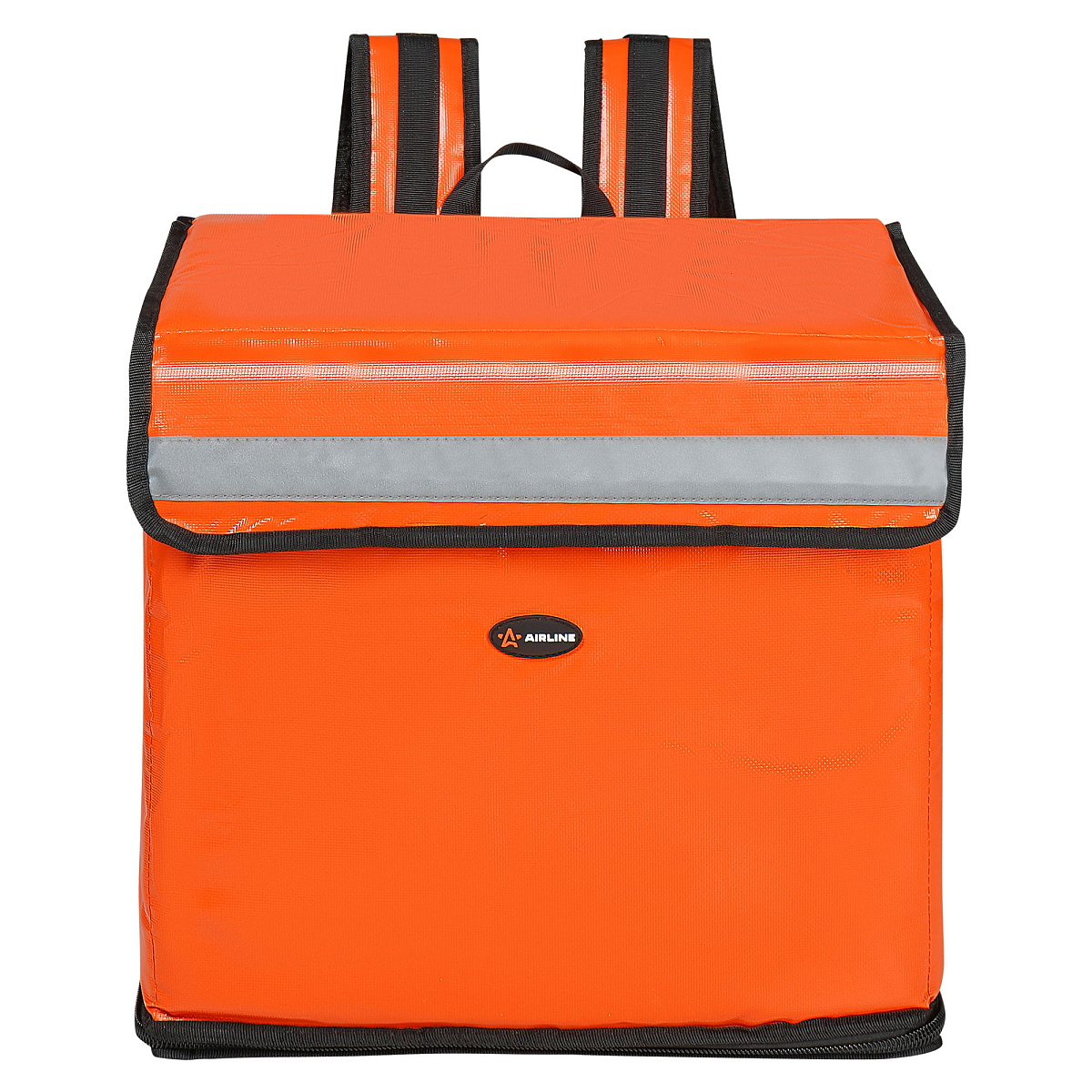 Терморюкзак (термосумка) 47л, 42*42*27см, складной, быстрый доступ, оранжевый
