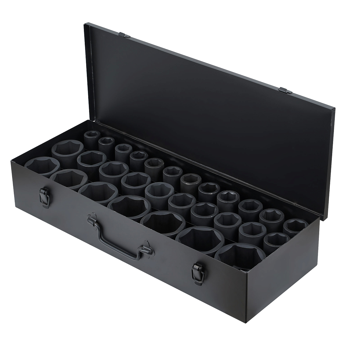 Набор головок ударных 3/4"DR L=90мм, 29пр. (19-65мм) металл.кейс