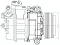 Компрессор кондиционера для автомобилей BMW X5 (E53) (00-) 3.0i/3.0D