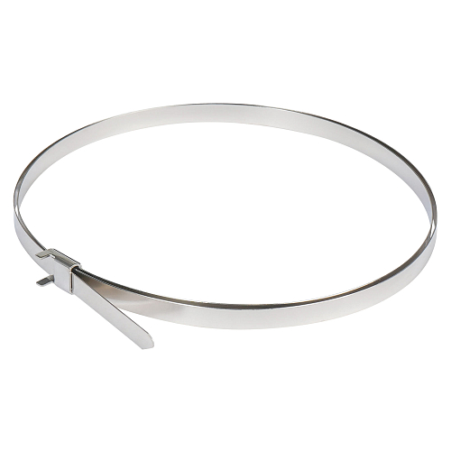 Хомут ленточный L750/6,4мм для пыльника ШРУСа, зажим, W4(304 нерж.)