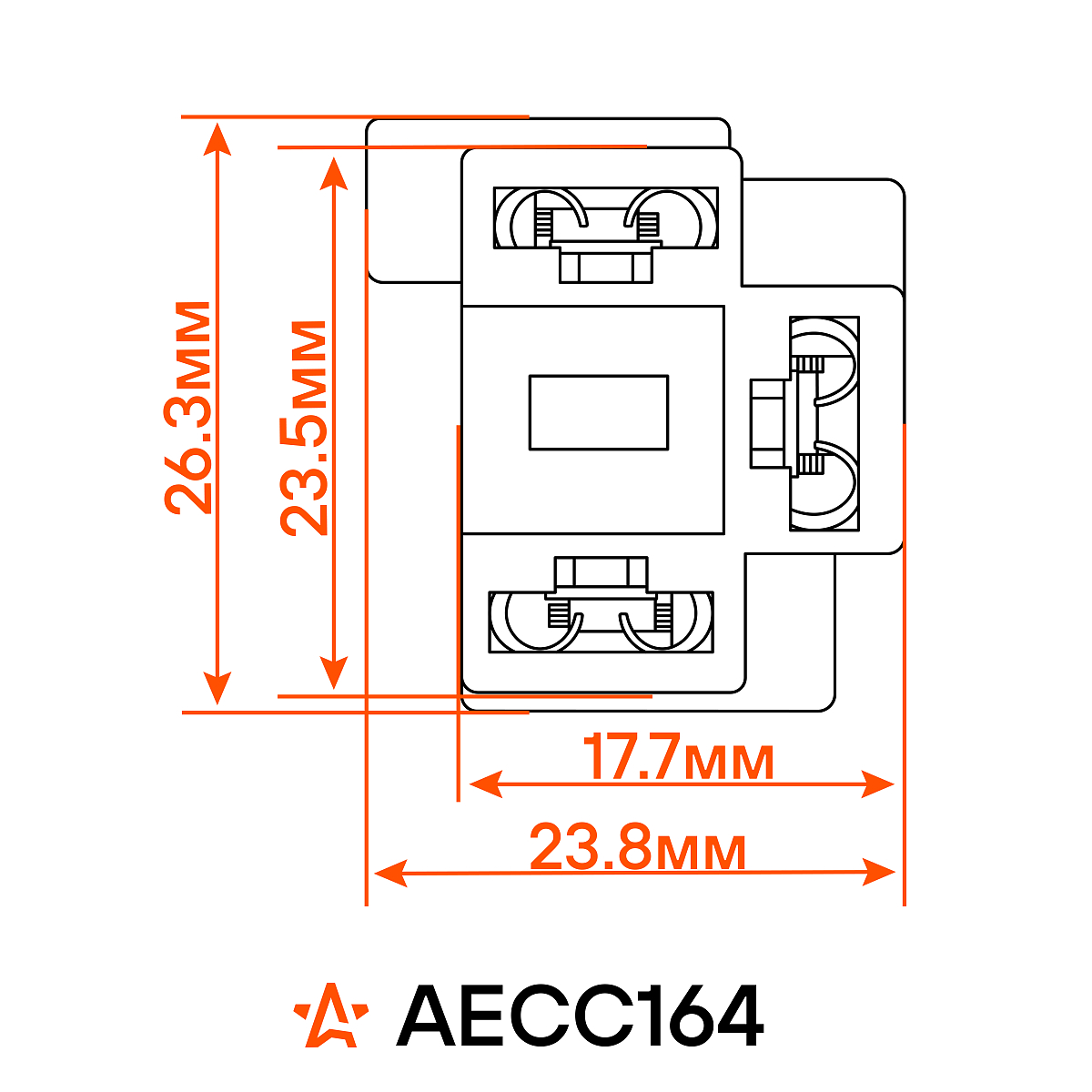 Разъём 3 pin с проводами для ламп с цоколем Н4