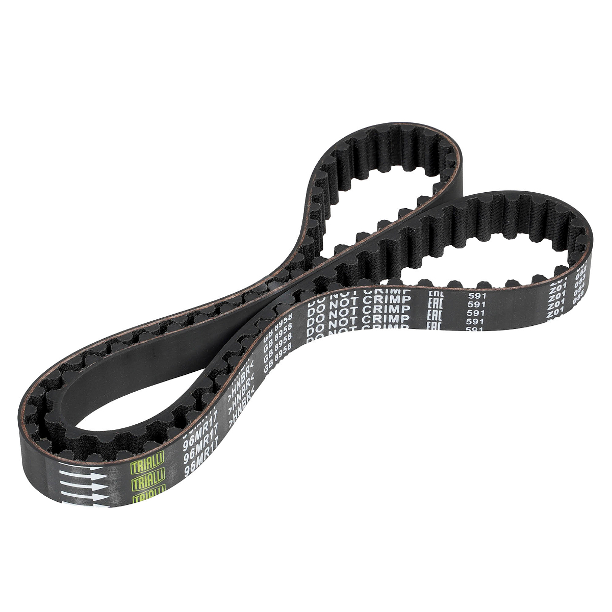 Ремень ГРМ для автомобилей Renault Logan (04-)/Largus (12-) 1.4/1.6 8V (96*17) (HNBR стекловолокно)