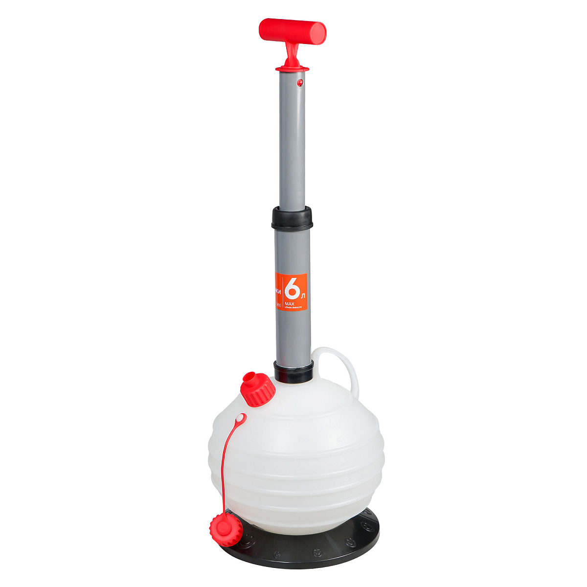 Насос для откачки масла из двигателя через щуп, 6л, ручной