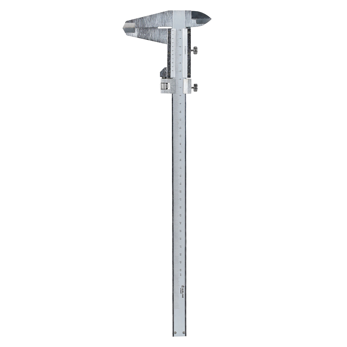 Штангенциркуль нониусный 300мм, шаг 0.02мм, стальной, кейс