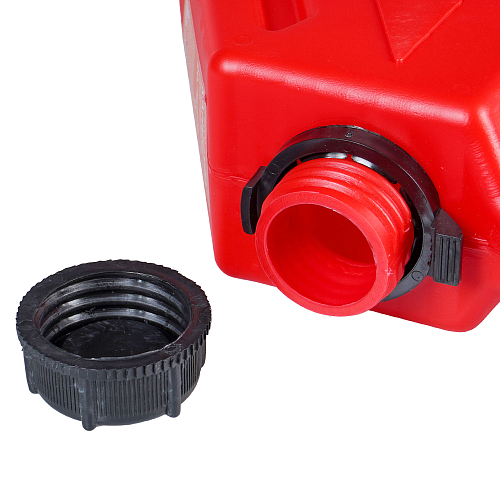 Канистра экспедиционная 10л, пластиковая, красная