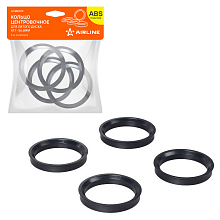 Кольцо центровочное для литого диска 67.1-56.6мм, комплект 4 шт., пластик